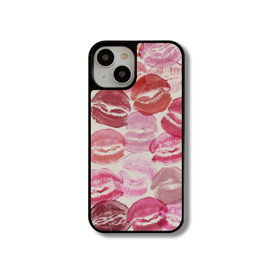 Personality-Packed Protection: Red Lips Case for iPhone 16 Pro Max