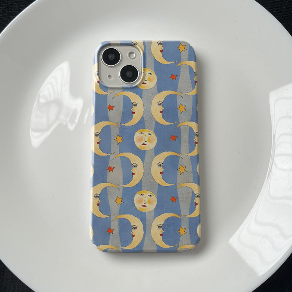 Moon Bright children's retro iPhone14 iPhone case