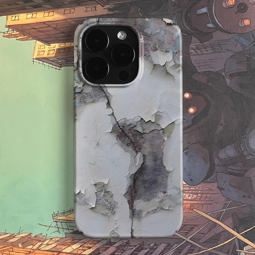 Broken wall art niche cartoon iPhone16 Pro case