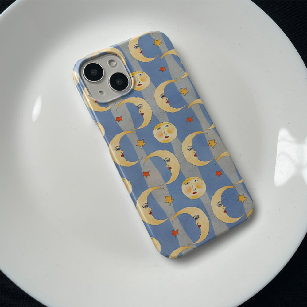 Moon Bright children's retro iPhone14 iPhone case