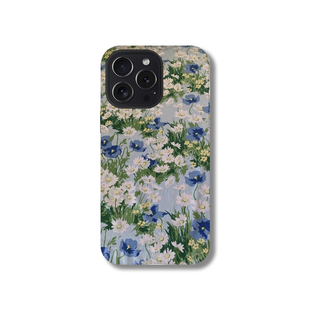 Vintage Artistic Wildflower 15 Pro Max iPhone Case