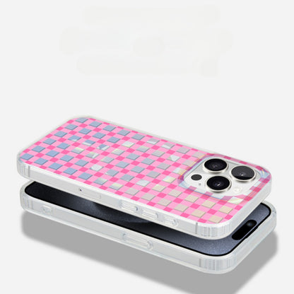 Fashionable Plaid Pattern iPhone Case with Magnetic Attraction