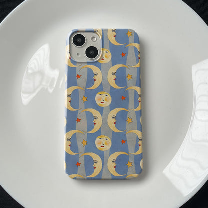 Moon Bright children's retro iPhone14 iPhone case