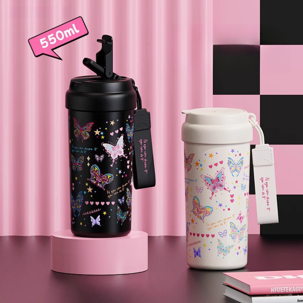 Butterfly Dream Stainless Steel Insulated Travel Mug