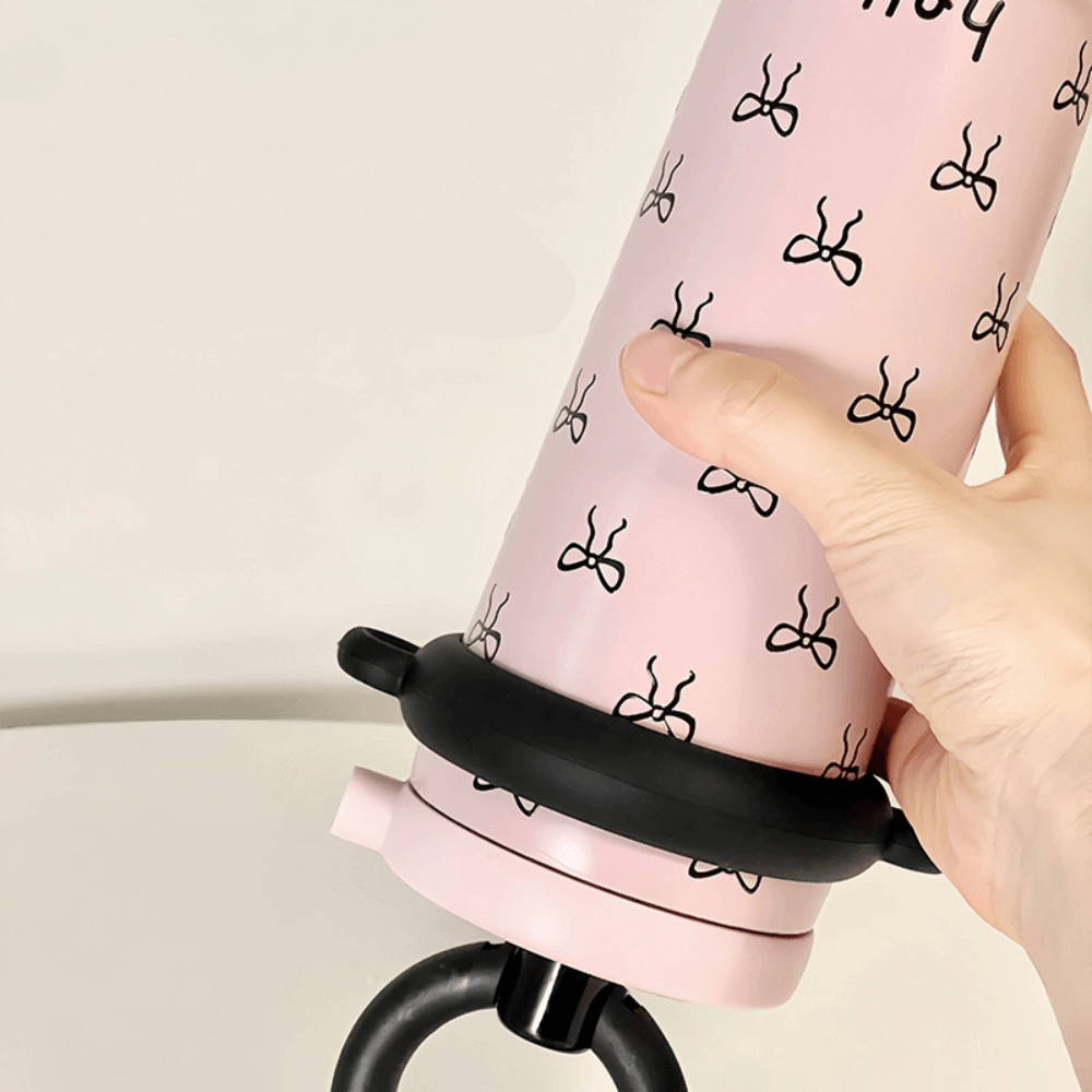 Minimalist Pink Water Bottle for Office & Travel