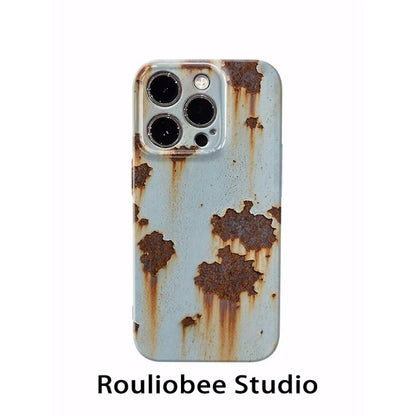 Simulation creative rusty mobile phone case retro niche