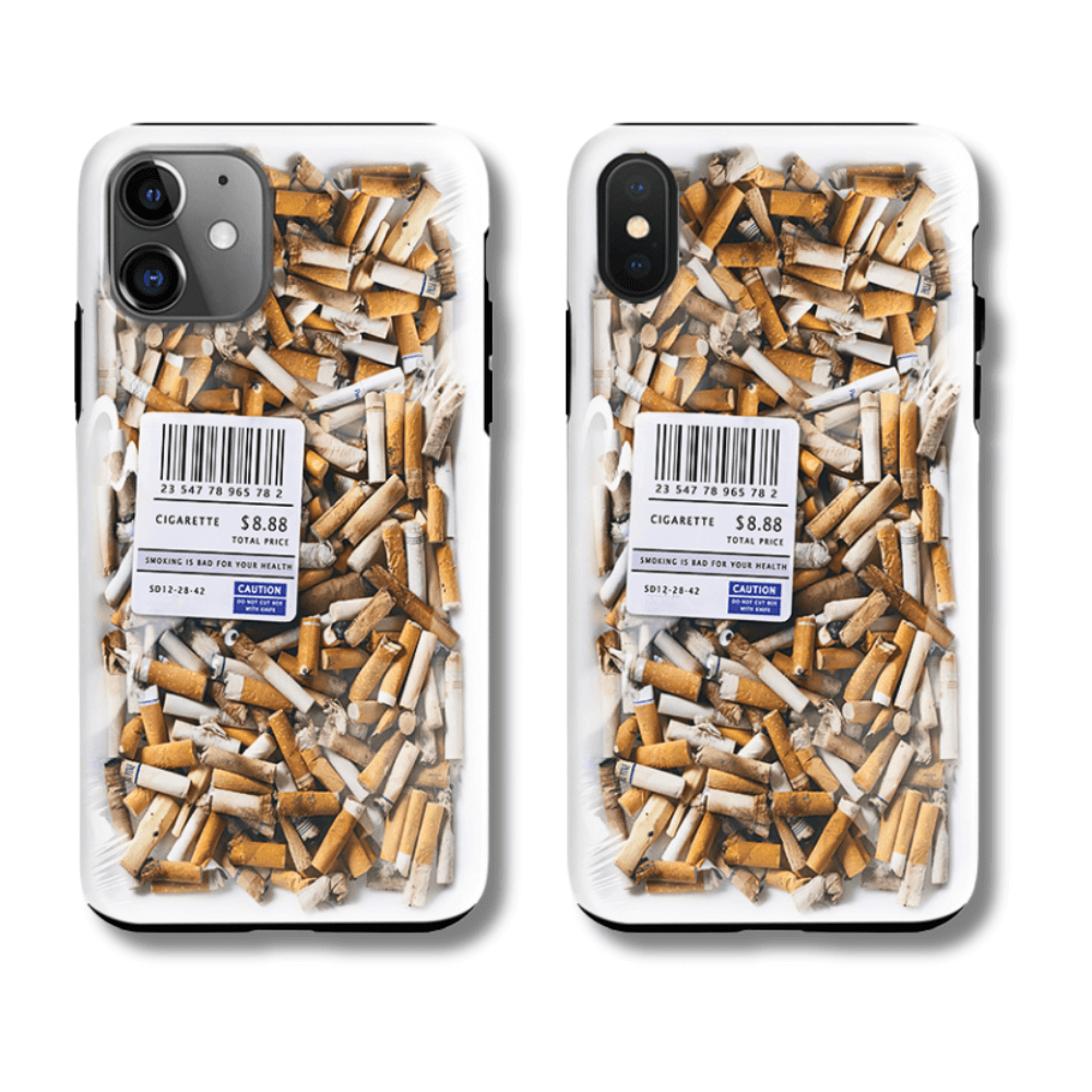 Vintage Grunge Smoking Design iPhone Cover