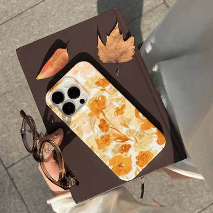 Vintage Maple Leaf iPhone Case Artistic Autumn Leaves