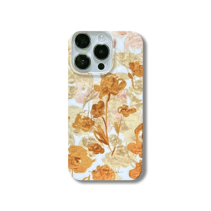 Vintage Maple Leaf iPhone Case Artistic Autumn Leaves