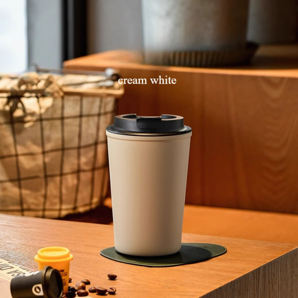 Exquisite and convenient compact coffee thermos cup