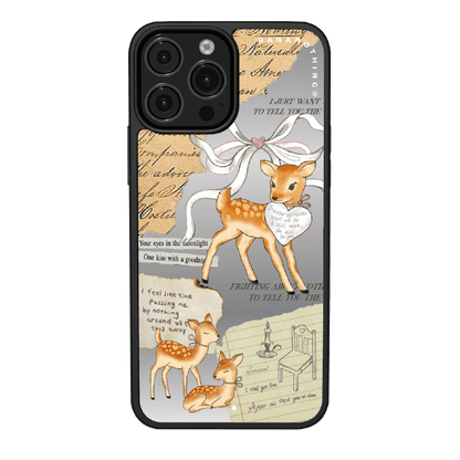 Sweet forest fairy tale style drop-proof black edge mobile phone case
